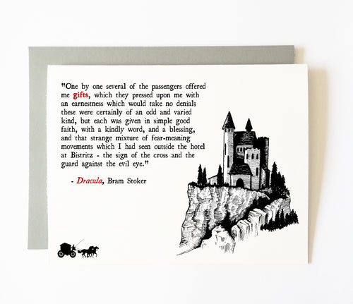 DRACULA birthday card