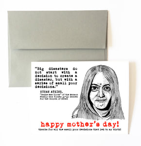 SUSAN ATKINS mother's day card